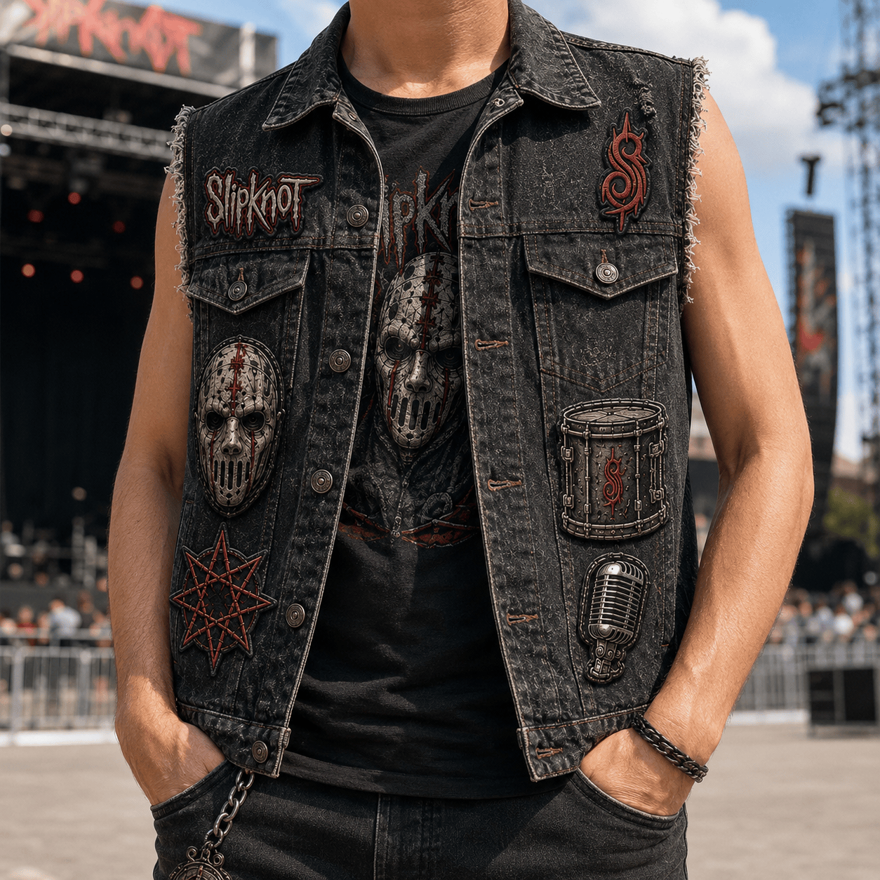 SLK PREMIUM DENIM VEST HQH