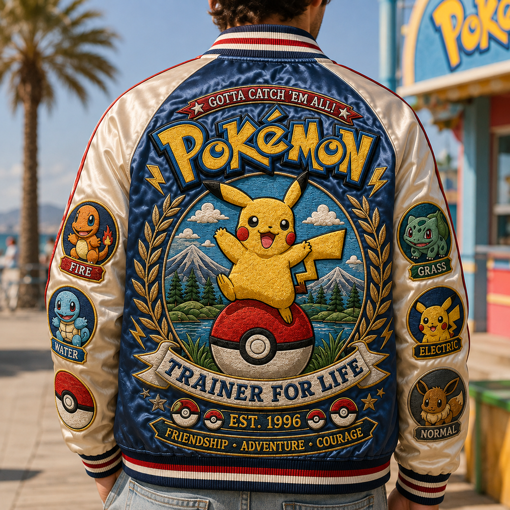 PREMIUM PKM SATIN BASEBALL JACKET NTNA
