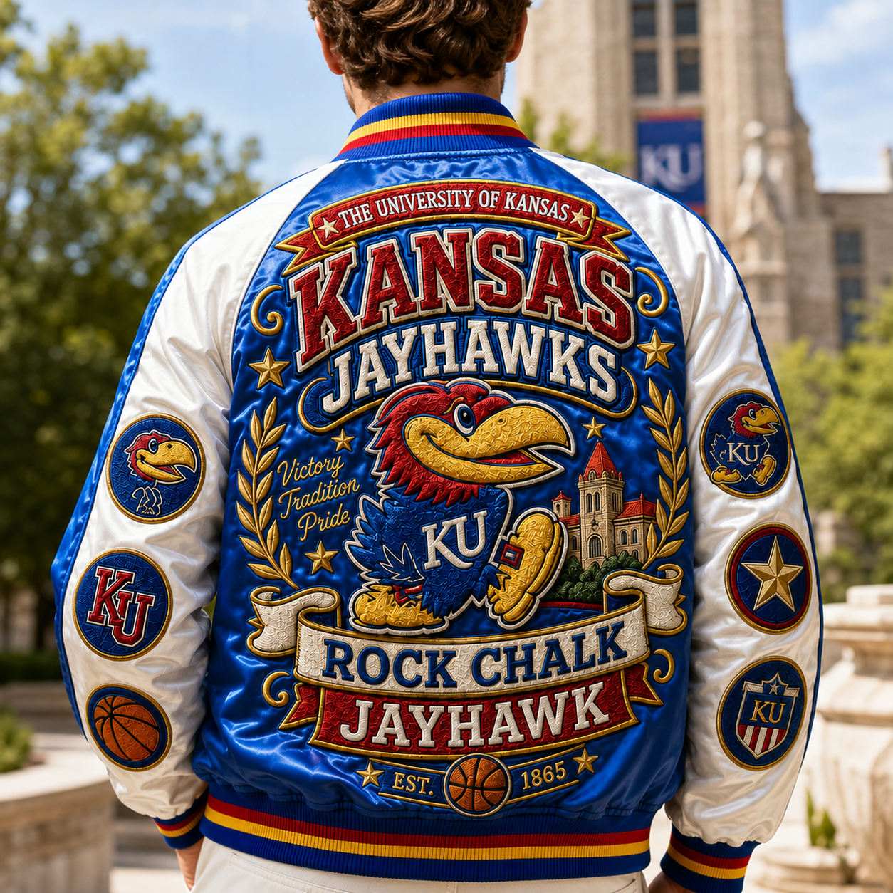 PREMIUM KHSB SATIN BASEBALL JACKET NTNA