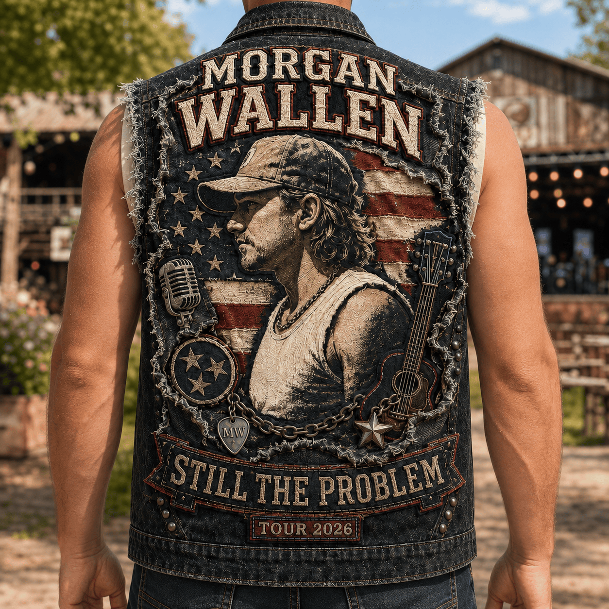 MGWL PREMIUM DENIM VEST NTVA