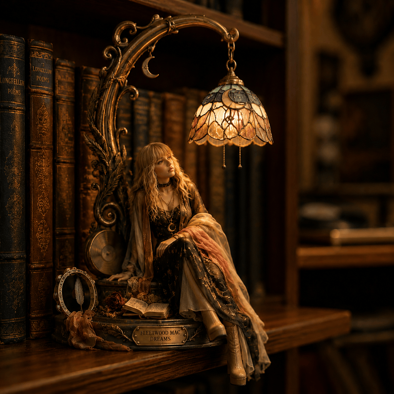 Premium FLM Bookshelf Figurines Lamp NTNA